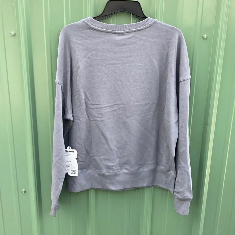 Women’s Graphic Love & Sports Sweatshirt Top Shirt Size L